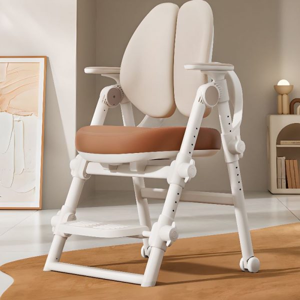 "Adjustable Height Children's Chair With Arms, Lockable Casters Included, Upholstered Chair(s)"