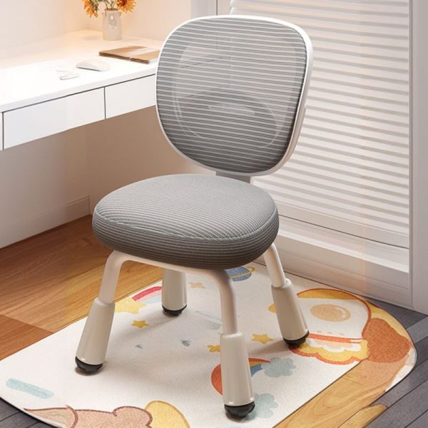 "Solid Color Upholstered Children's Chair Adjustable Height Upholstered Chair(s)"