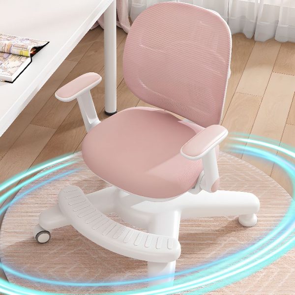 "Upholstered Chair(s) Adjustable Height Children's Chair with Lockable Casters"