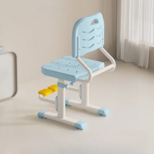 "Modern Solid Color Metal Adjustable Height Kids Chair for Kids"