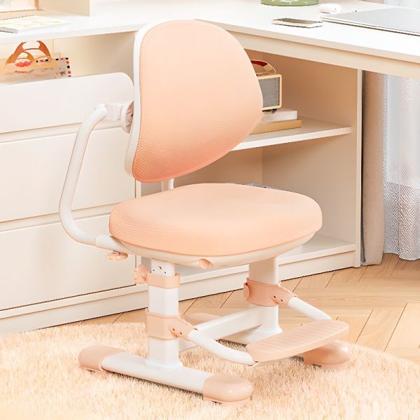 "Solid Color Metal Upholstered Chair(s) Adjustable Height Upholstered Children's Chair"